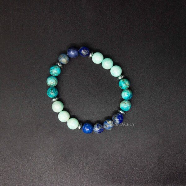 throat chakra gem bracelet