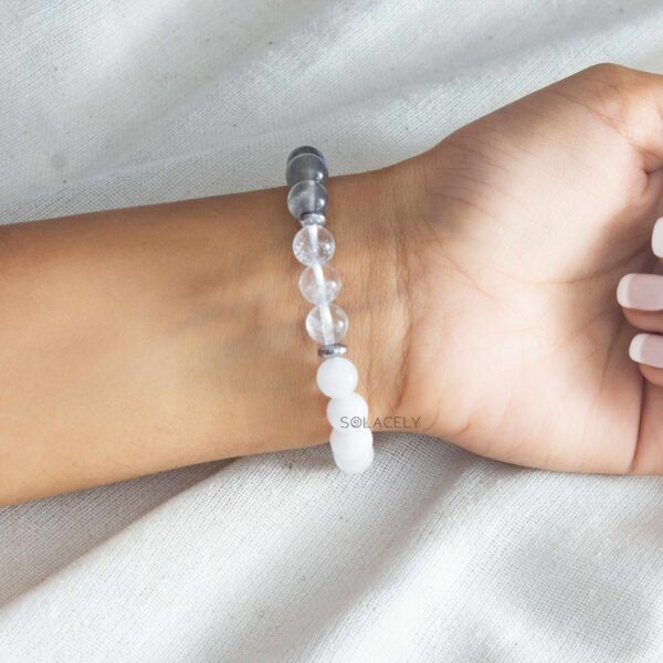 crown chakra healing bracelet