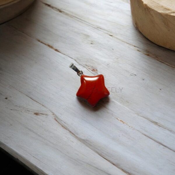 Red Jasper Star Pendant