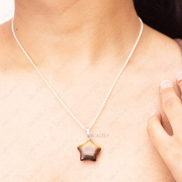 Tiger's Eye Star Pendant - Image 2