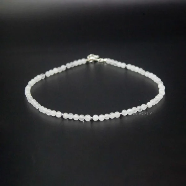 White Quartz Beaded Necklace - Image 3