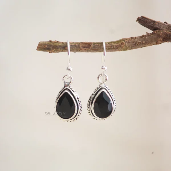 Sterling Silver Bohemian Crystal Earrings - Image 4