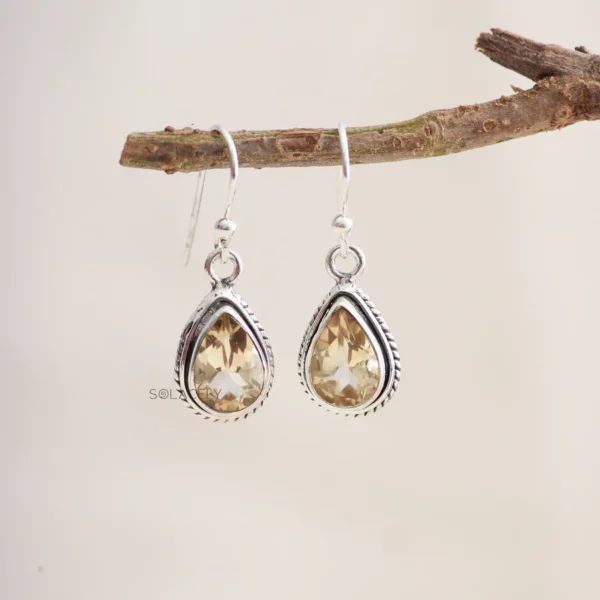 Sterling Silver Bohemian Crystal Earrings - Image 5