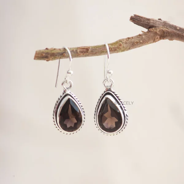 Sterling Silver Bohemian Crystal Earrings - Image 3