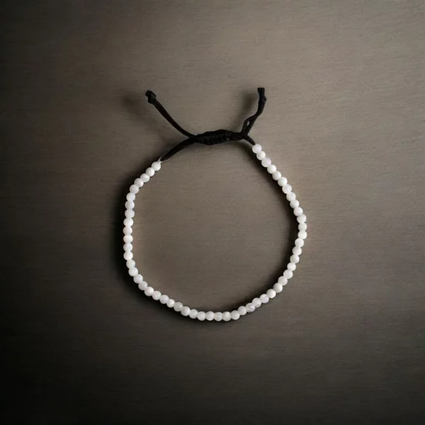 Mother of Pearl Anklet with 4mm Beads