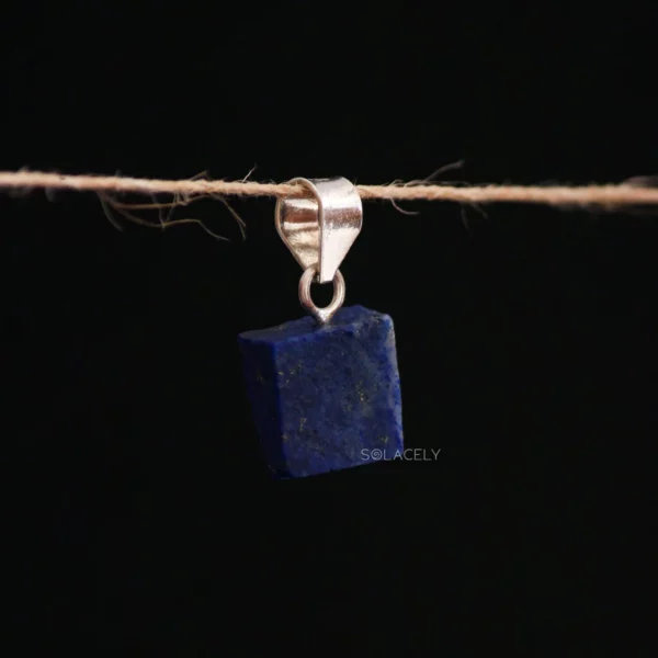 Sterling Silver Raw Crystal Pendant - Image 3