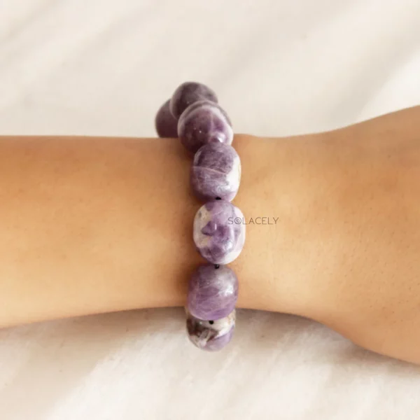 Amethyst Tumble Crystal Bracelet - Image 6