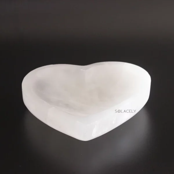 Selenite Heart Bowl - Image 2