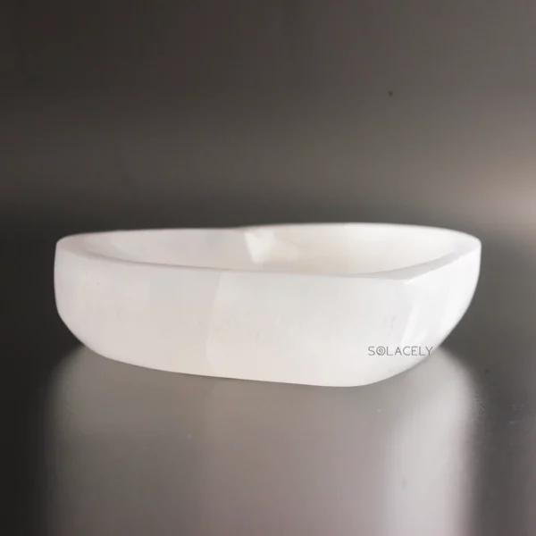 Selenite Heart Bowl - Image 4