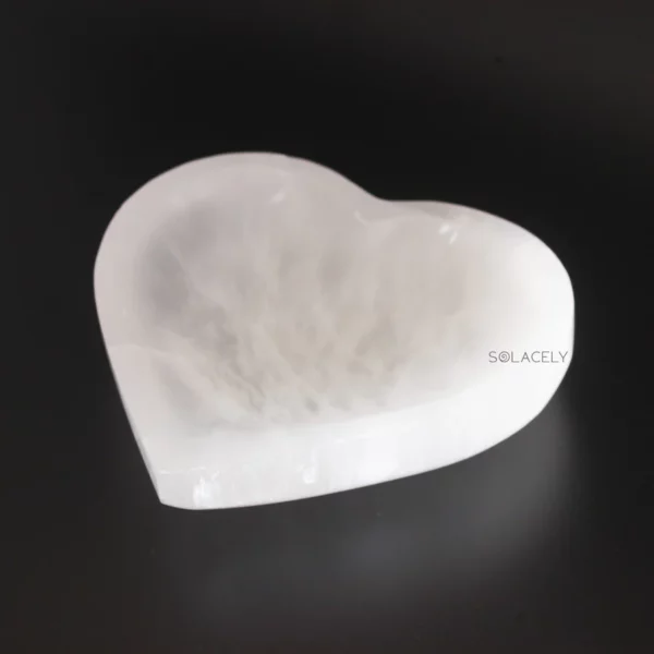 Selenite Heart Bowl - Image 6